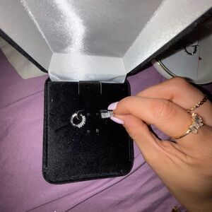 Elegant Silver Hoop Earrings